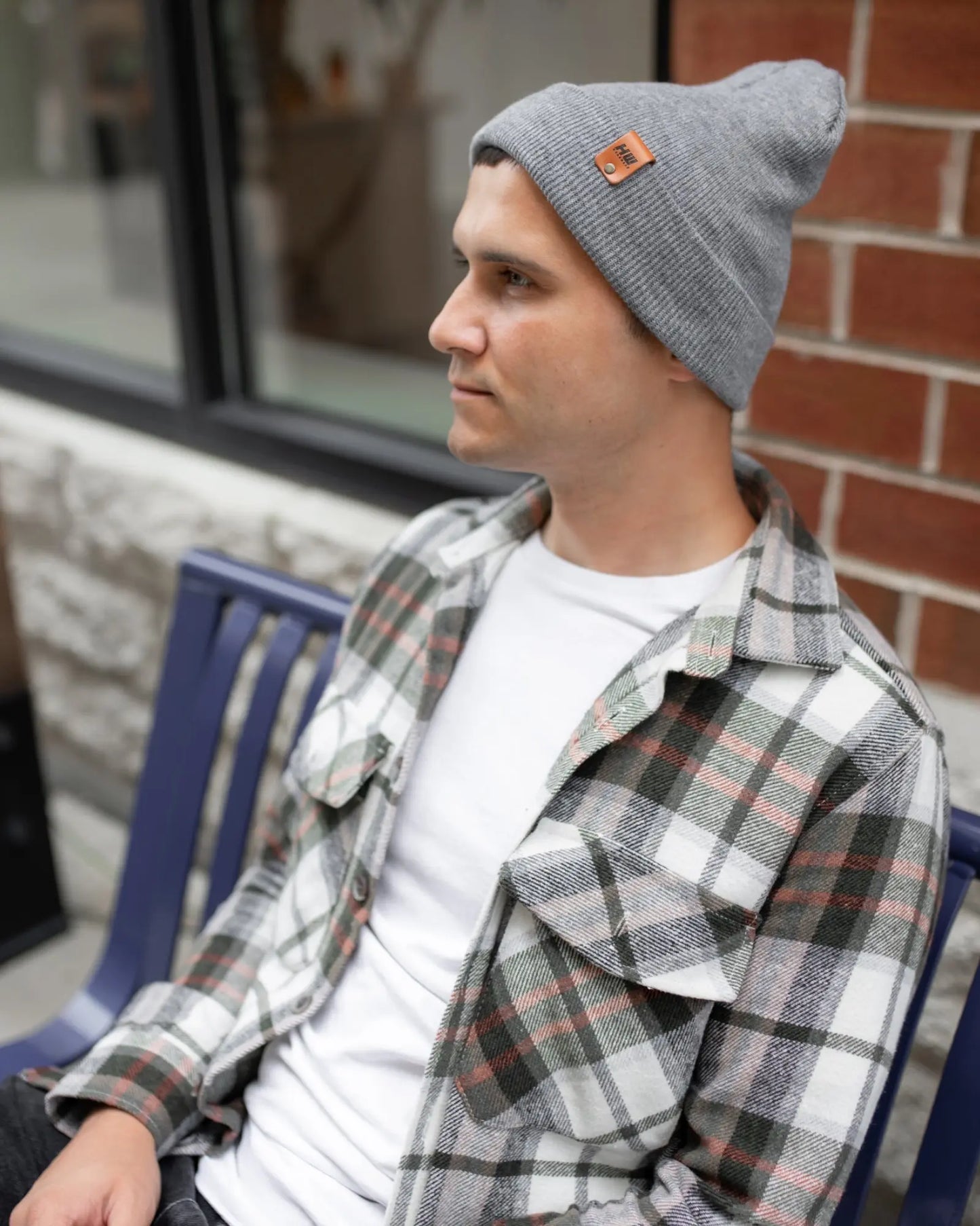 HAAKWEAR Knit Cuffed Classic Beanie / Hat - Koala Gray, Made in USA