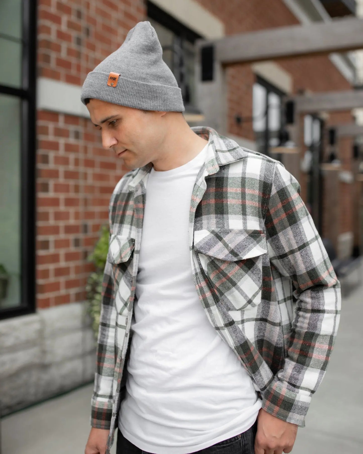 HAAKWEAR Knit Cuffed Classic Beanie / Hat - Koala Gray, Made in USA
