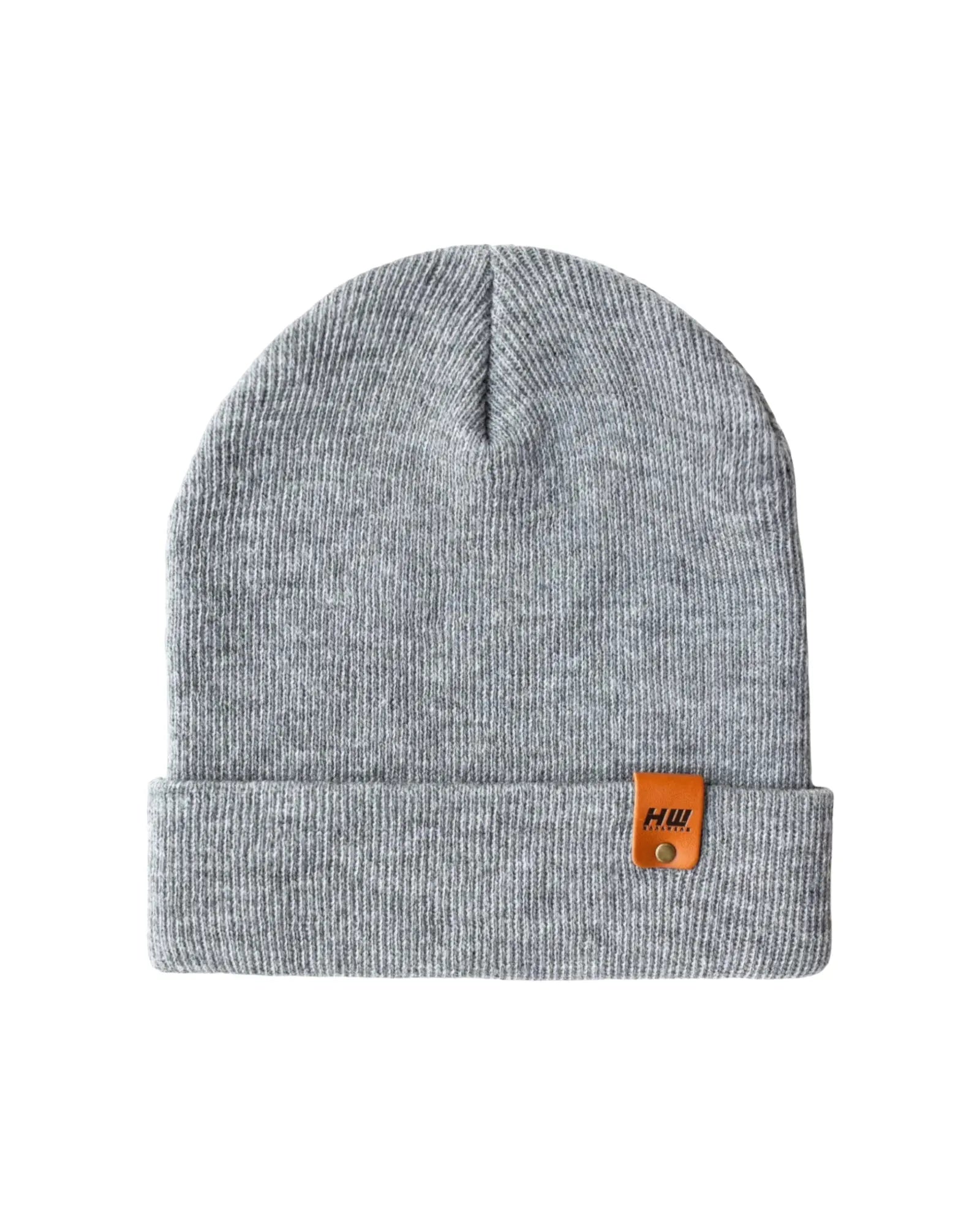 HAAKWEAR Knit Cuffed Classic Beanie / Hat - Koala Gray, Made in USA