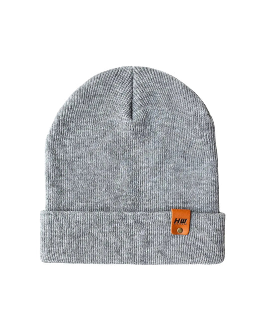 HAAKWEAR Knit Cuffed Classic Beanie / Hat - Koala Gray, Made in USA